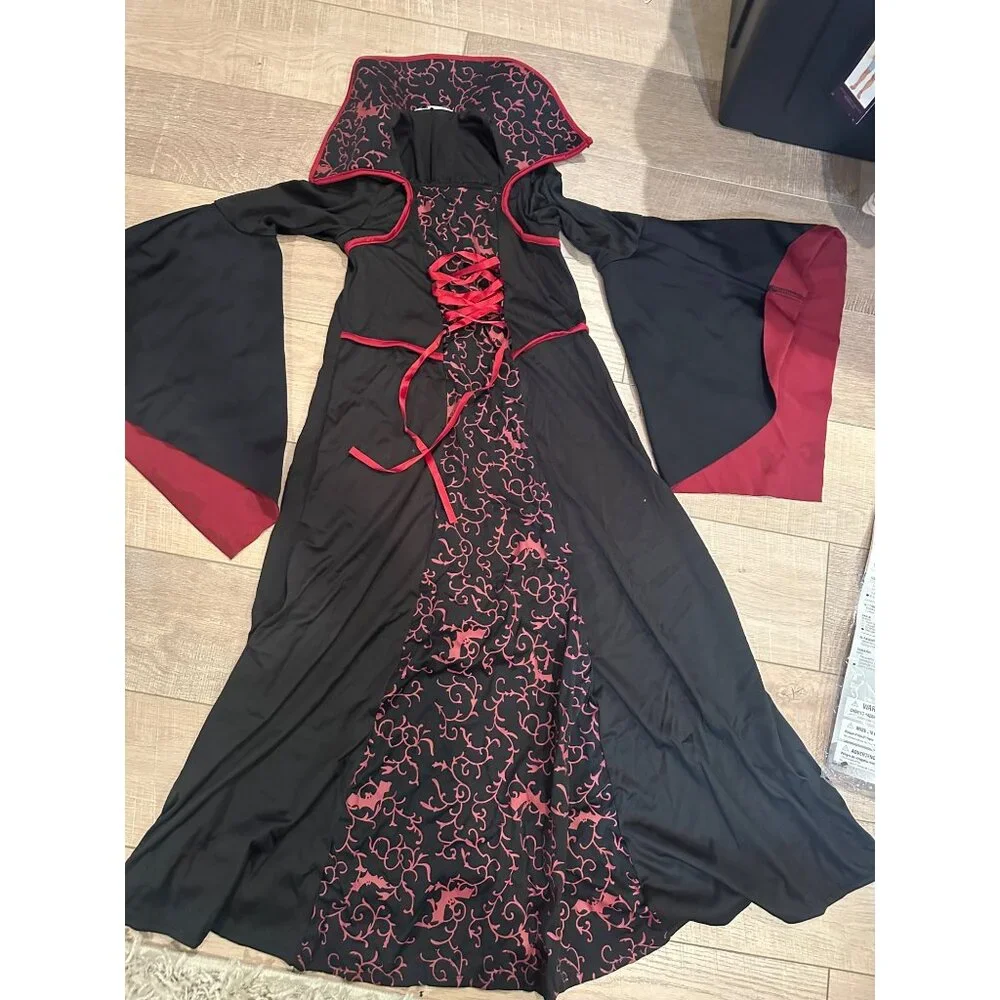 CALIFORNIA COSTUMES GIRLS ROYAL VAMPIRE DRESS XL 12-14 HALLOWEEN